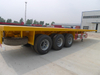 3 Axle 40 Feet Flatbed Container Semi Trailer