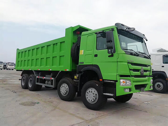 8x4 Type 12 Wheels HOWO Used Dump Truck Specification