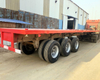 2018 Year Used Faltbed Trailer 3 Axles 40-50 Tons Capacity Transport 20ft and 40ft Containers