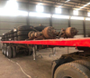 2018 Year Used Faltbed Trailer 3 Axles 40-50 Tons Capacity Transport 20ft and 40ft Containers